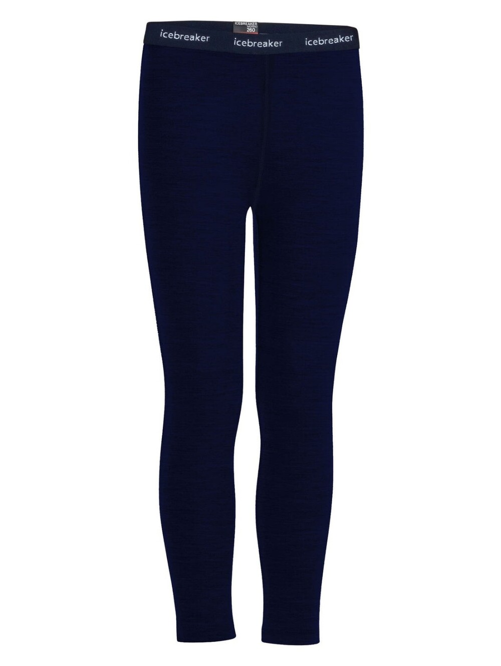 Icebreaker Merino Wool Youth Kids 12 Thermal Base Layer Leggings Navy